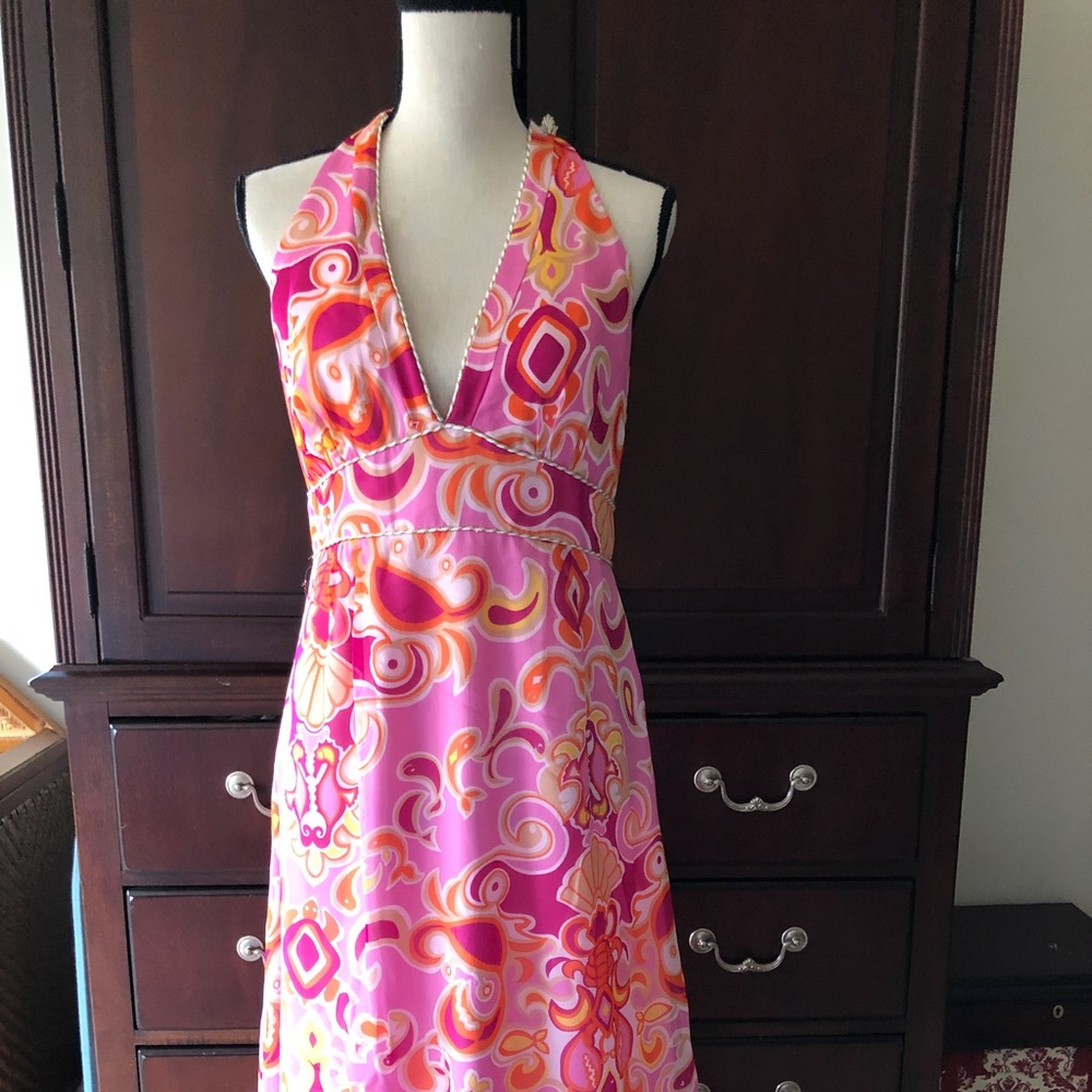 Lilly Pulitzer maxi halter dress